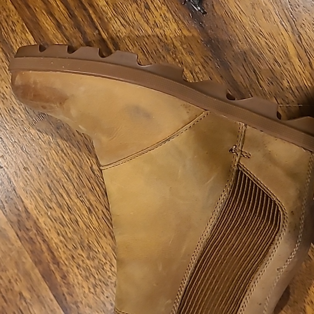 Sorel Lea Wedge Joan of Arctic Chelsea Wedge Camel Brown 7.5 waterproof - Picture 6 of 8